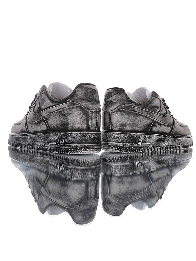 nike air force 1 - Negro Gris