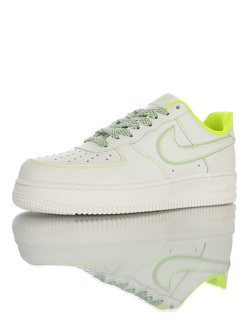 nike air force 1 - Blanco Verde Menta Fluor