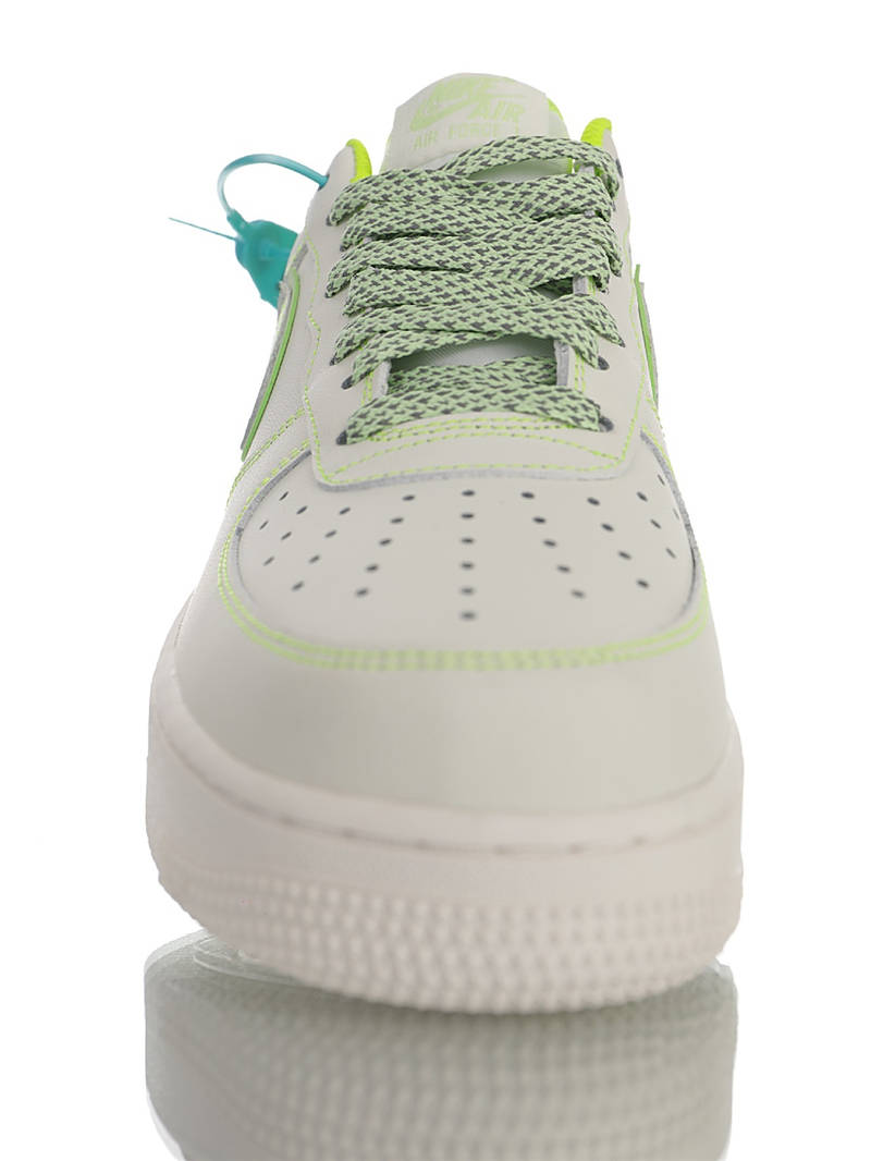 nike air force 1 - Blanco Verde Menta Fluor
