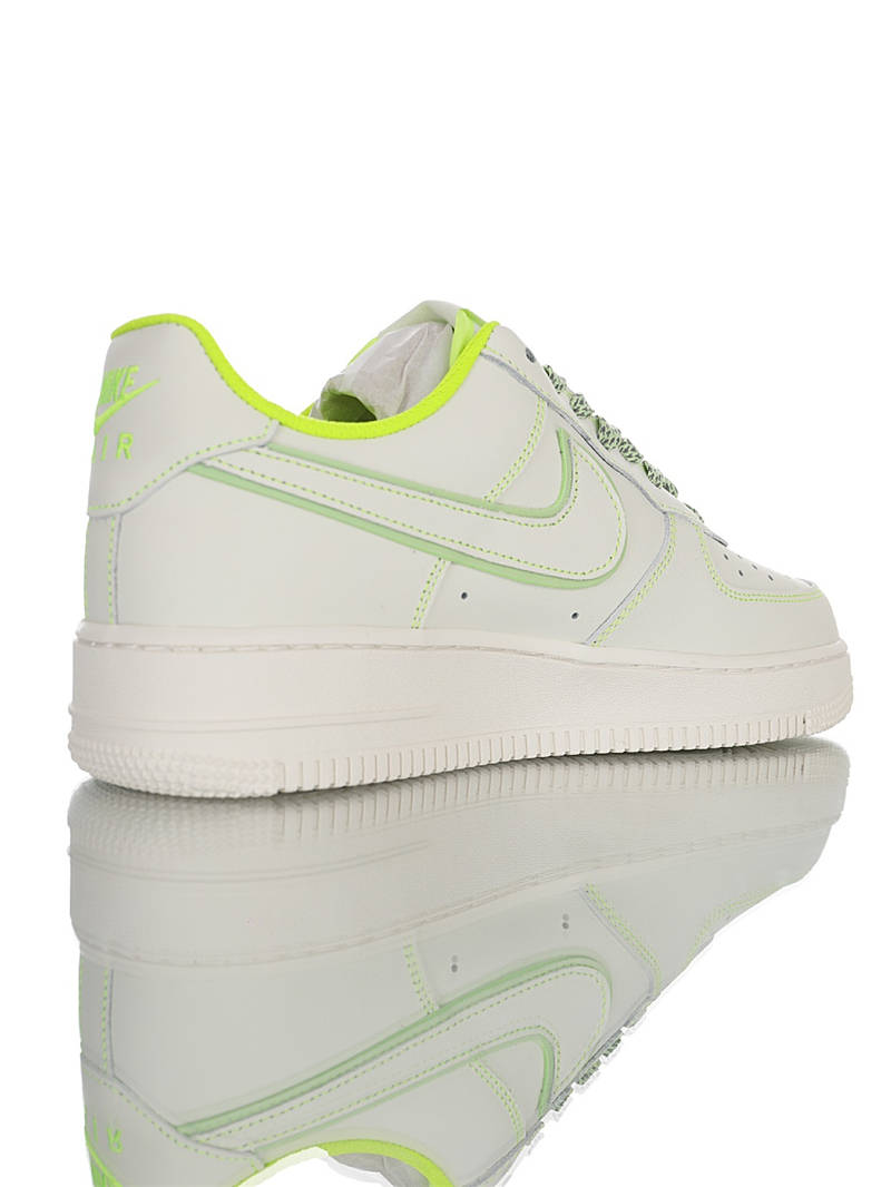 nike air force 1 - Blanco Verde Menta Fluor