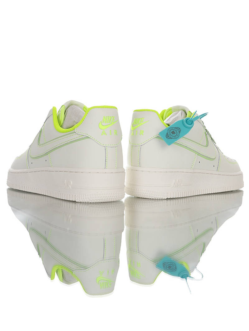 nike air force 1 - Blanco Verde Menta Fluor