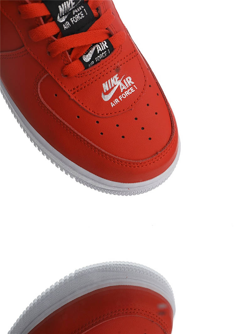 nike air force 1 - Rojo Negro