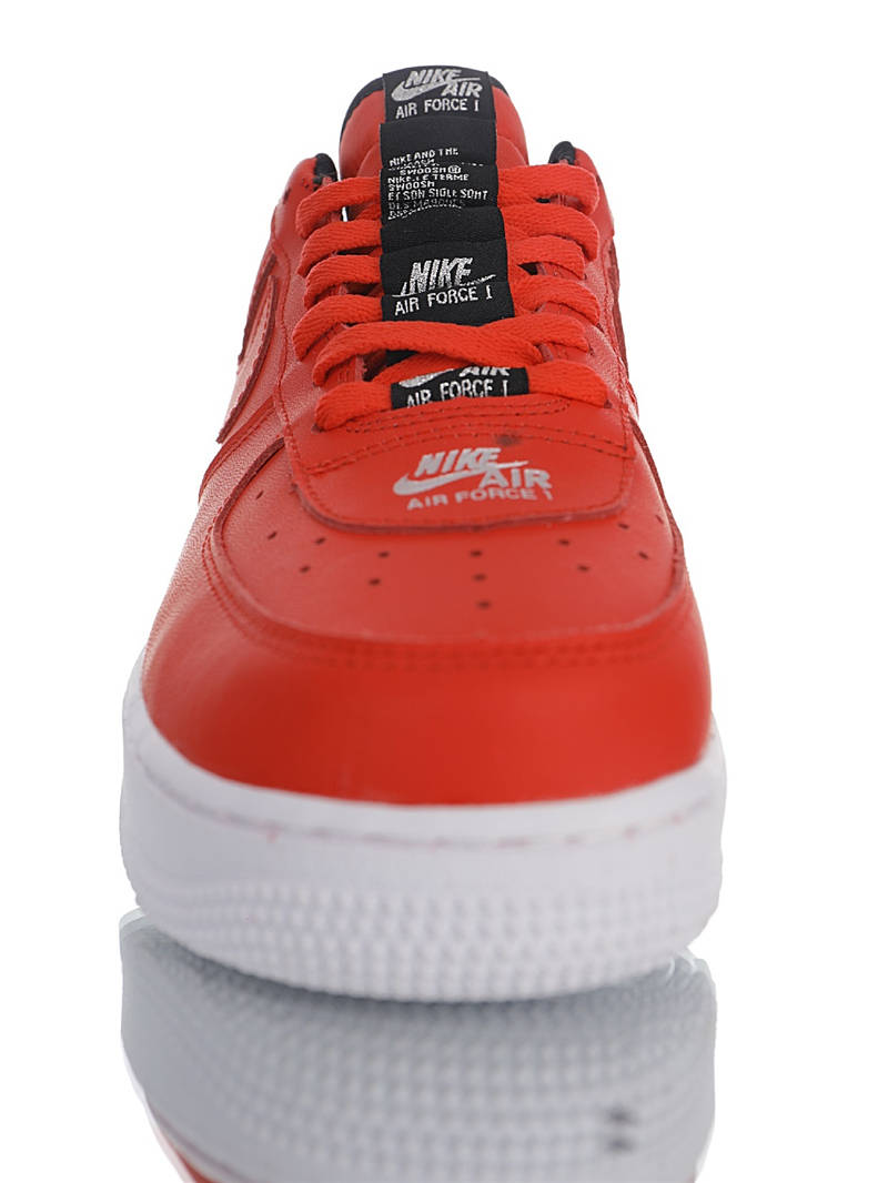 nike air force 1 - Rojo Negro