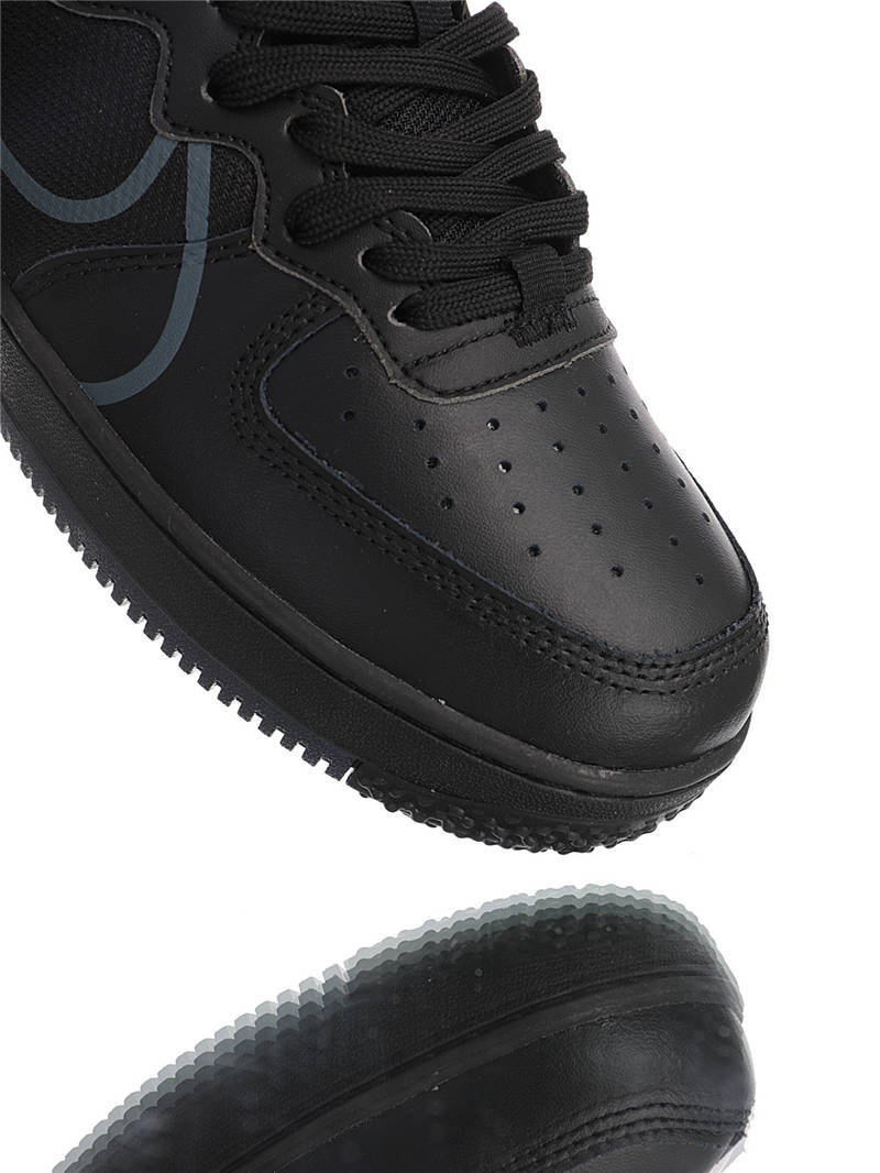 nike air force 1 - Negro Gris Morado