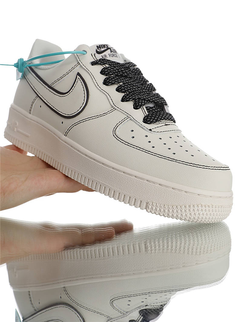 nike air force 1 - Blanco Negro Fluor