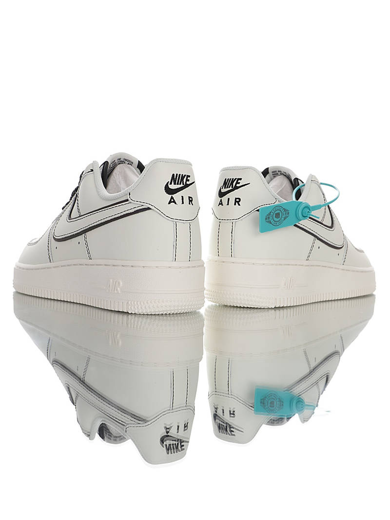 nike air force 1 - Blanco Negro Fluor