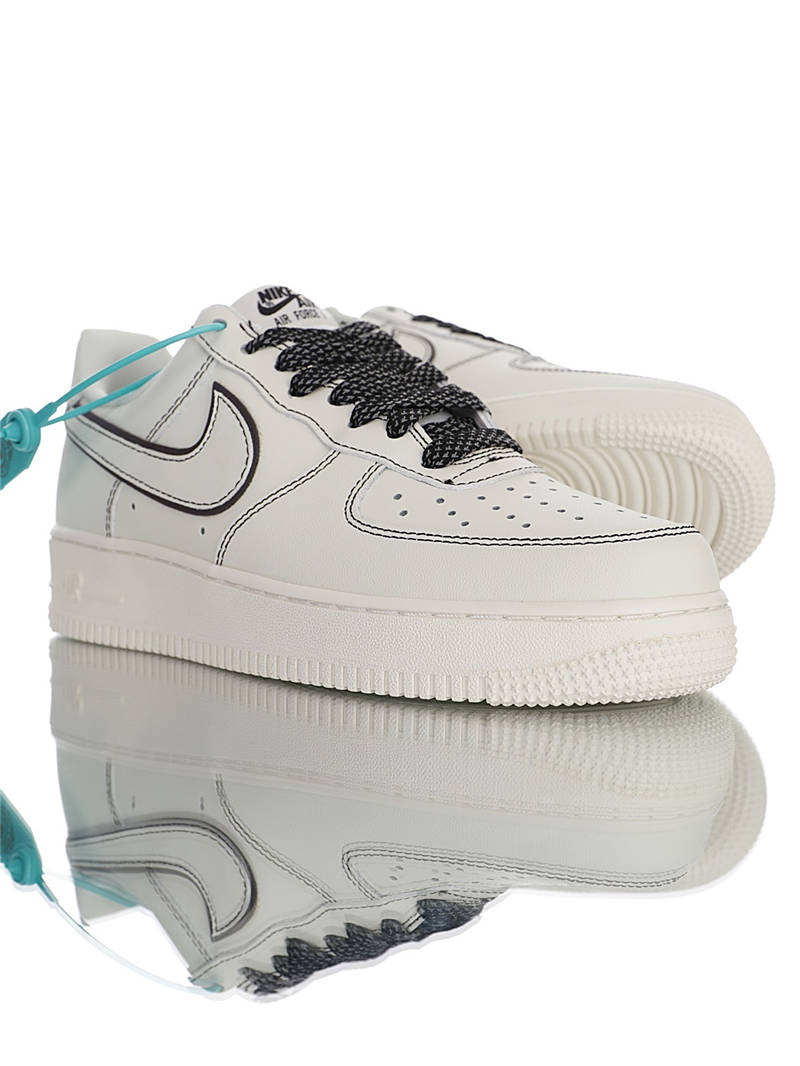 nike air force 1 - Blanco Negro Fluor