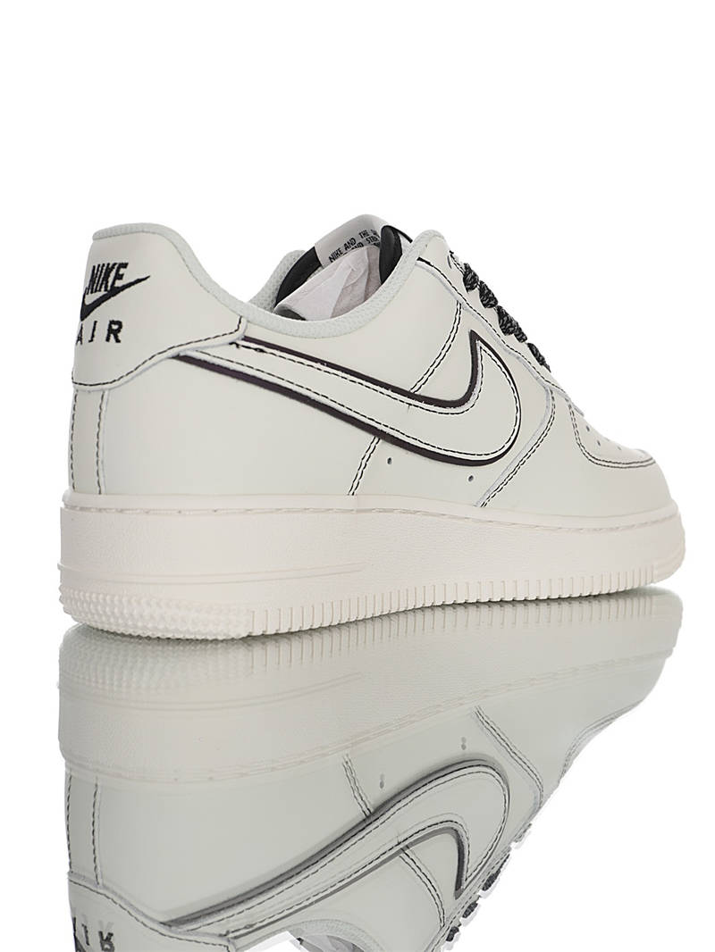 nike air force 1 - Blanco Negro Fluor