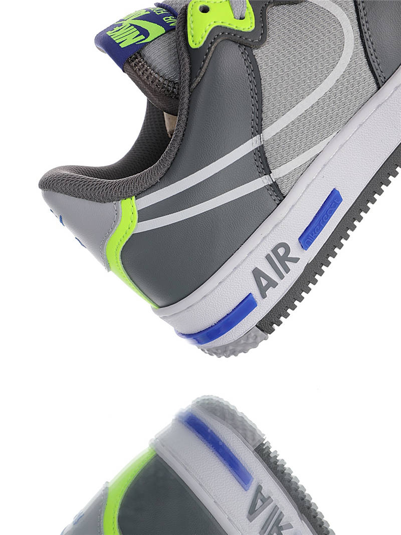 nike air force 1 - Gris Blanco Verde