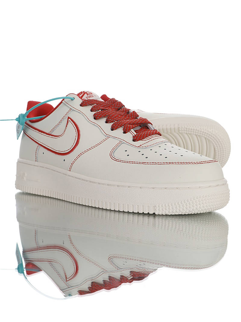 nike air force 1 - Blanco Rojo