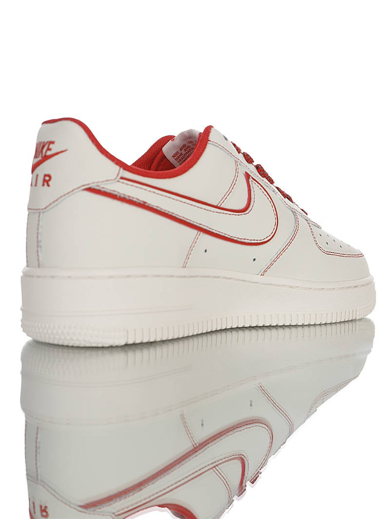 nike air force 1 - Blanco Rojo
