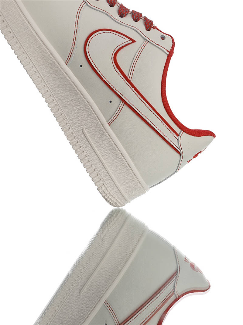 nike air force 1 - Blanco Rojo