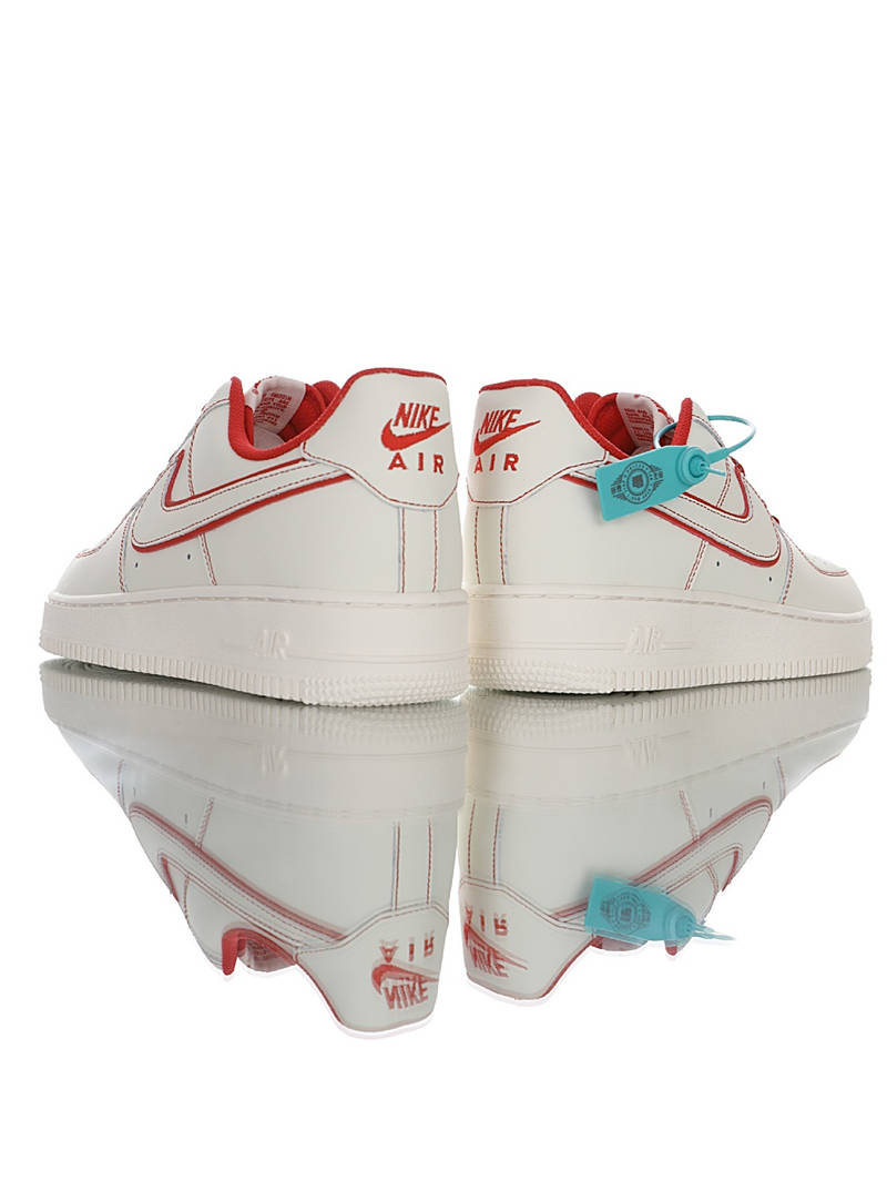 nike air force 1 - Blanco Rojo