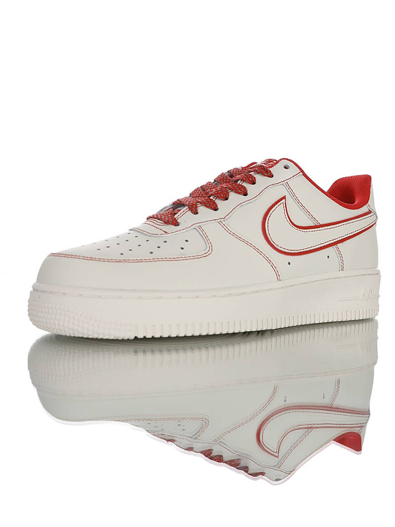 nike air force 1 - Blanco Rojo