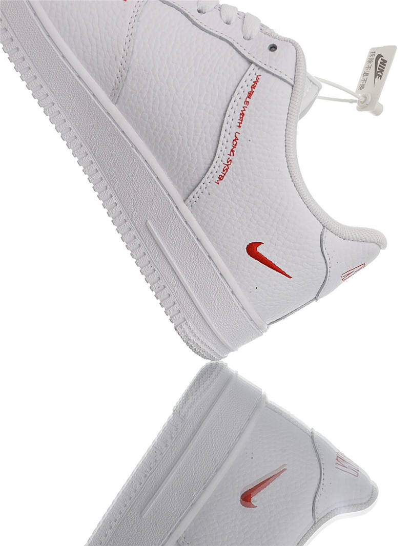 nike air force 1 - Blanco Rojo
