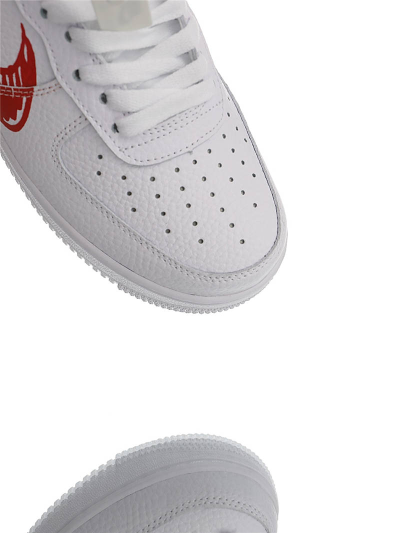 nike air force 1 - Blanco Rojo
