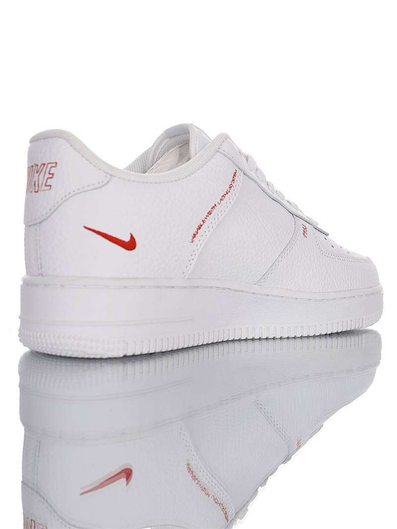 nike air force 1 - Blanco Rojo