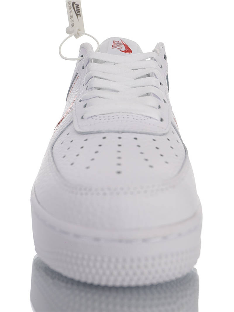nike air force 1 - Blanco Rojo