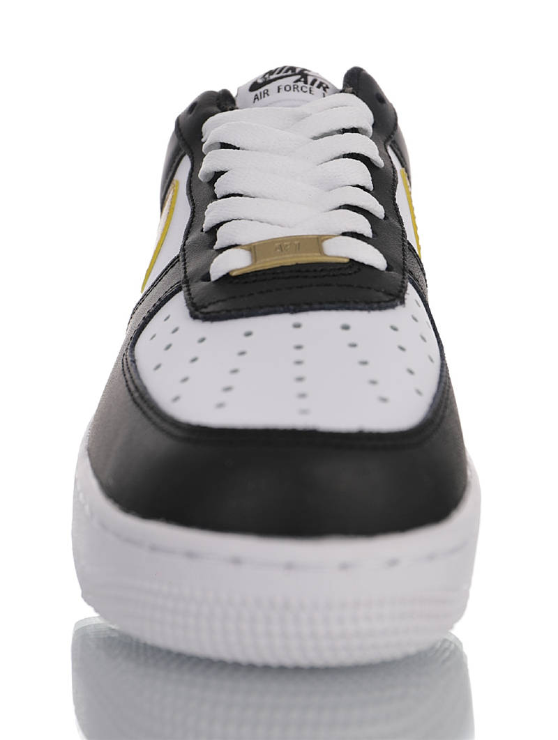 nike air force 1 - Blanco Negro Dorado