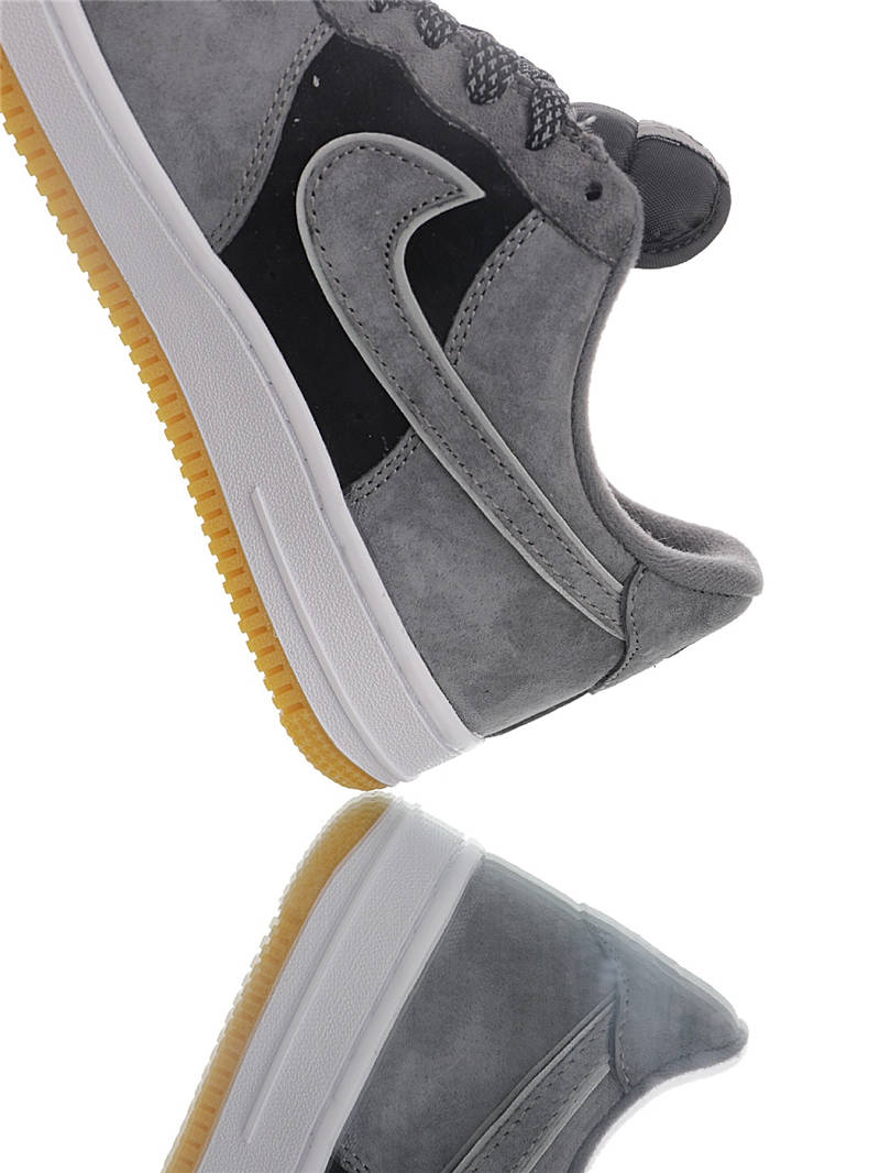 nike air force 1 - Negro Gris Fluor