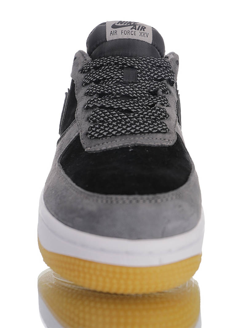 nike air force 1 - Negro Gris Fluor