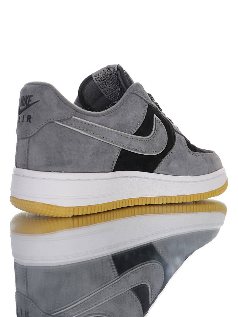 nike air force 1 - Negro Gris Fluor