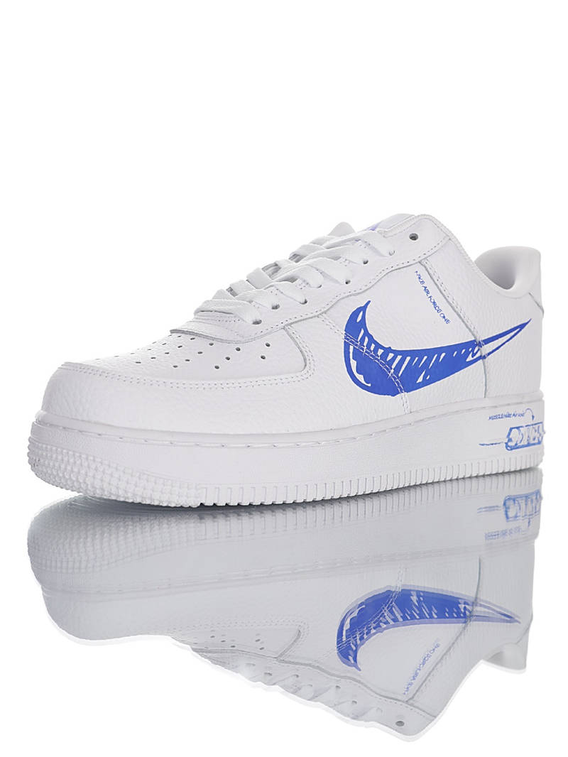 nike air force 1 - Blanco Azul
