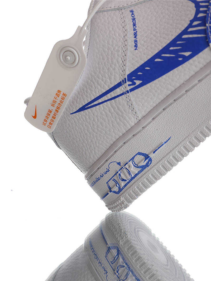 nike air force 1 - Blanco Azul
