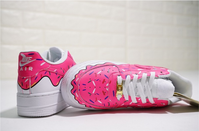 nike air force 1 - Rosado Blanco