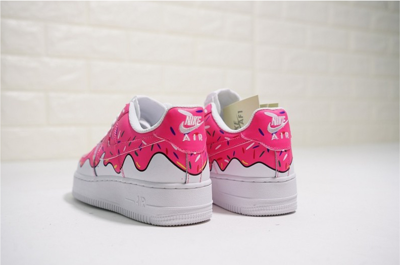 nike air force 1 - Rosado Blanco