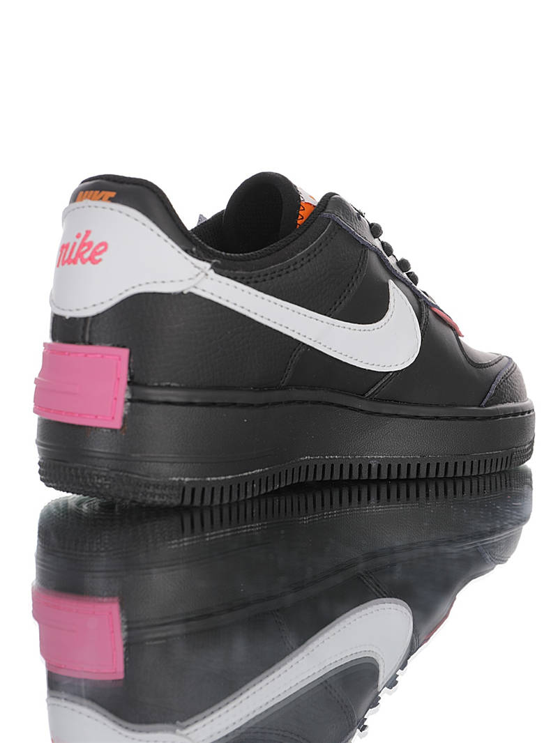 nike air force 1 - Negro Gris Rosado