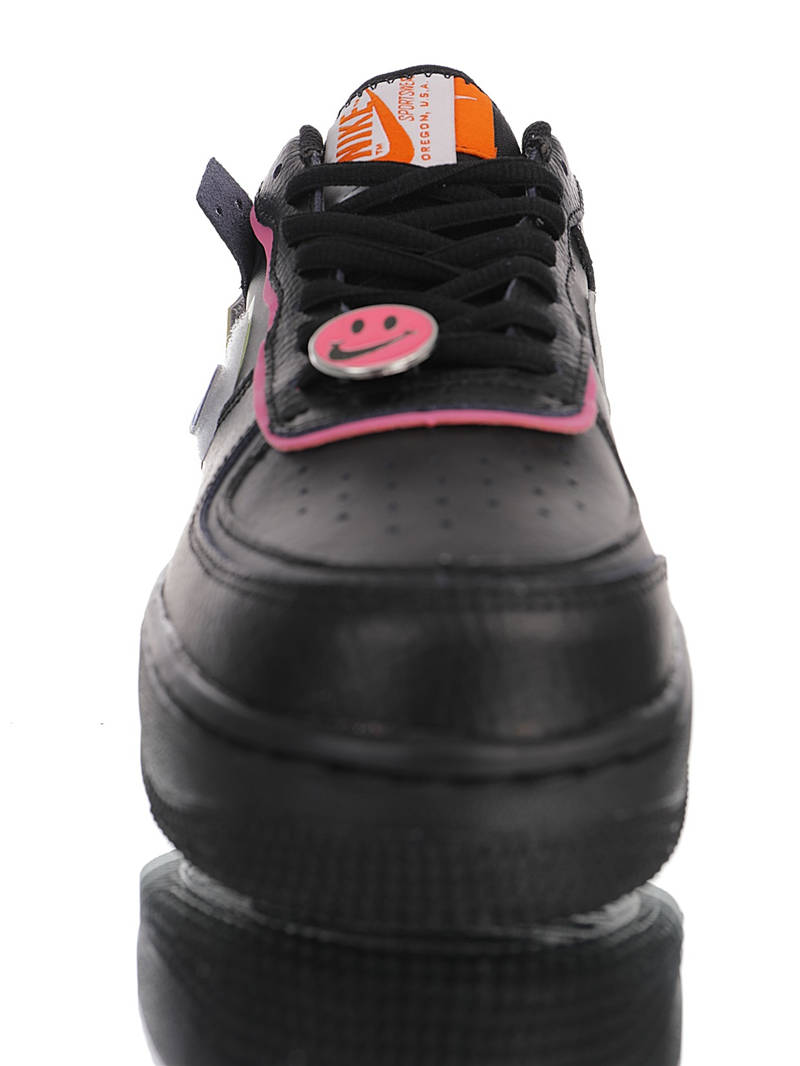 nike air force 1 - Negro Gris Rosado
