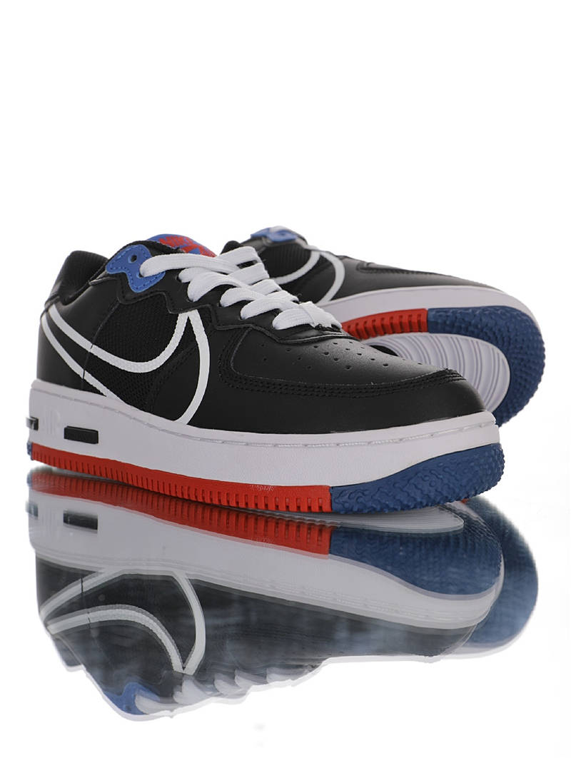 nike air force 1 - Blanco Negro Azul