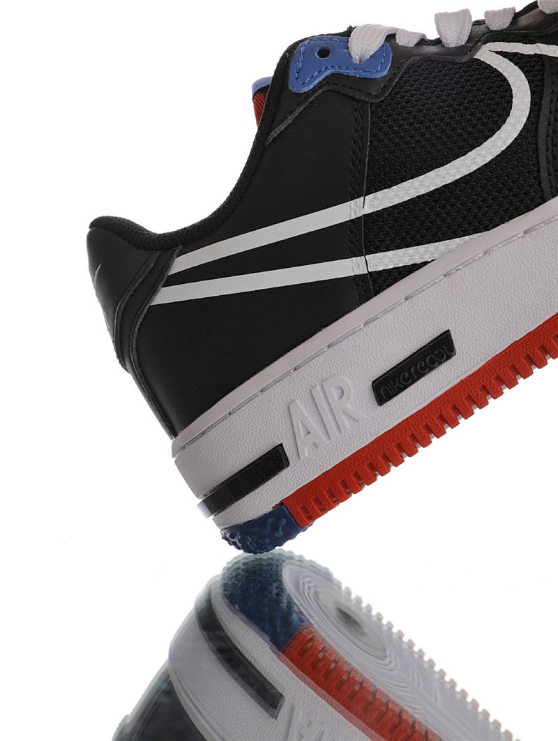 nike air force 1 - Blanco Negro Azul