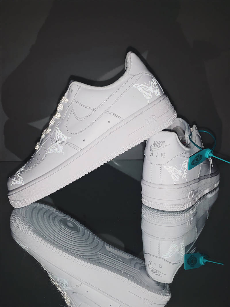 nike air force 1 - Blanco Gris Fluor