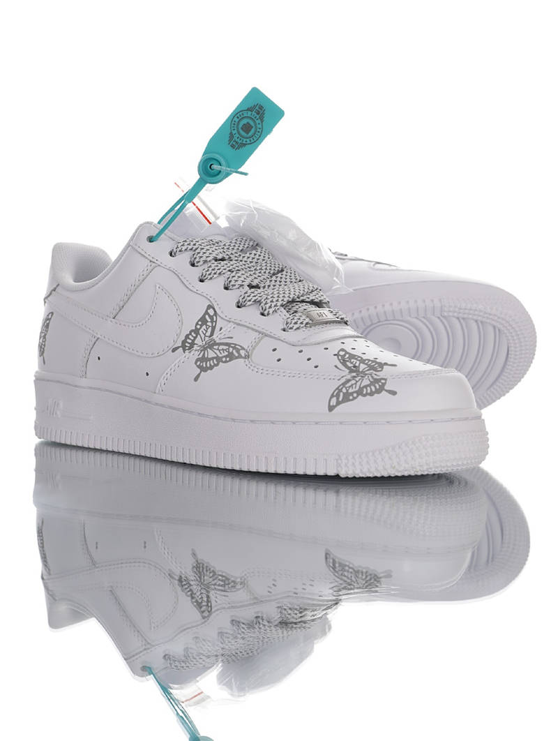 nike air force 1 - Blanco Gris Fluor