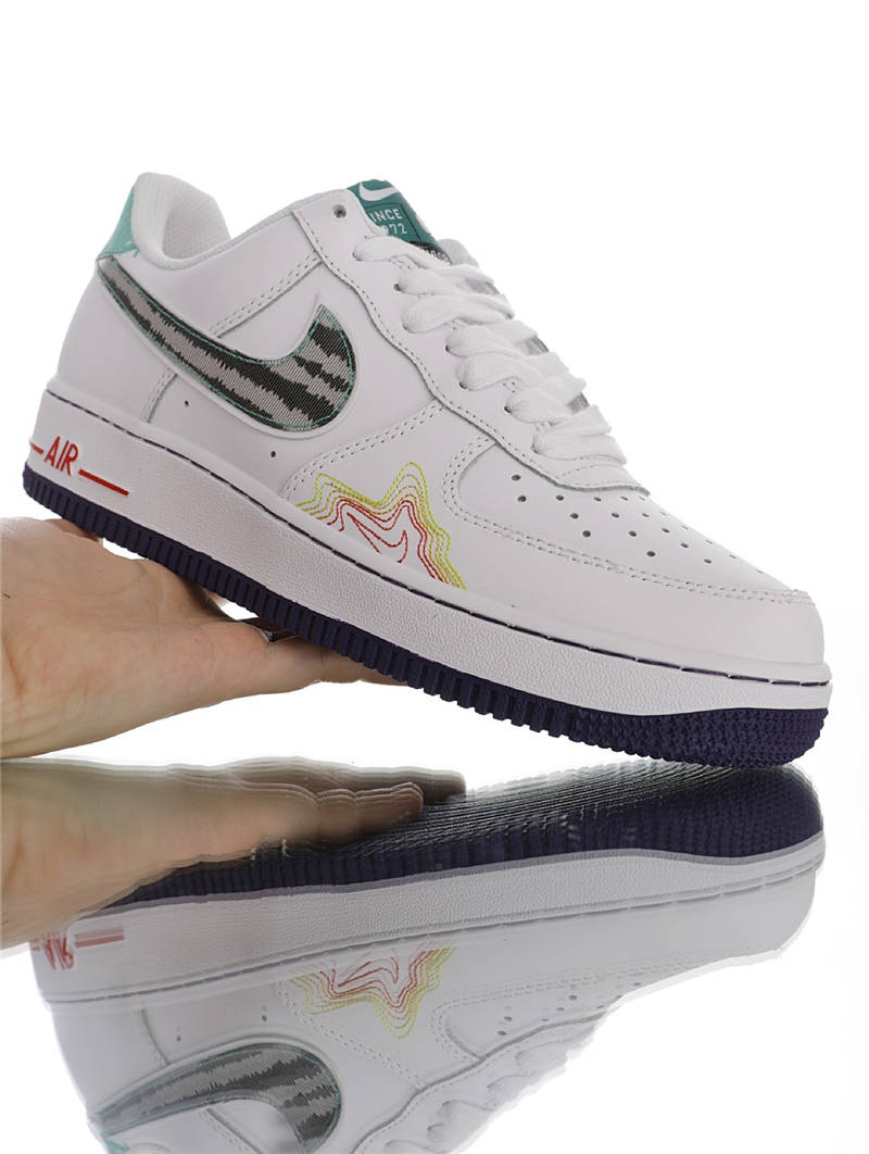nike air force 1 - Blanco Menta Negro