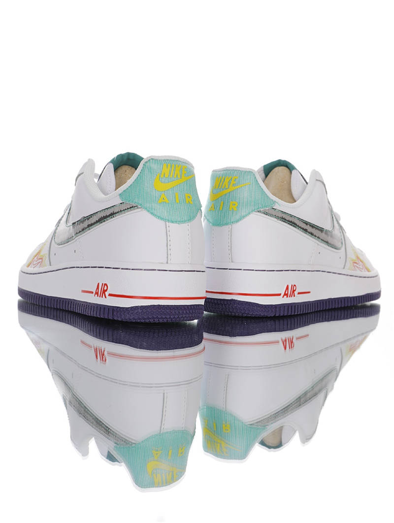 nike air force 1 - Blanco Menta Negro