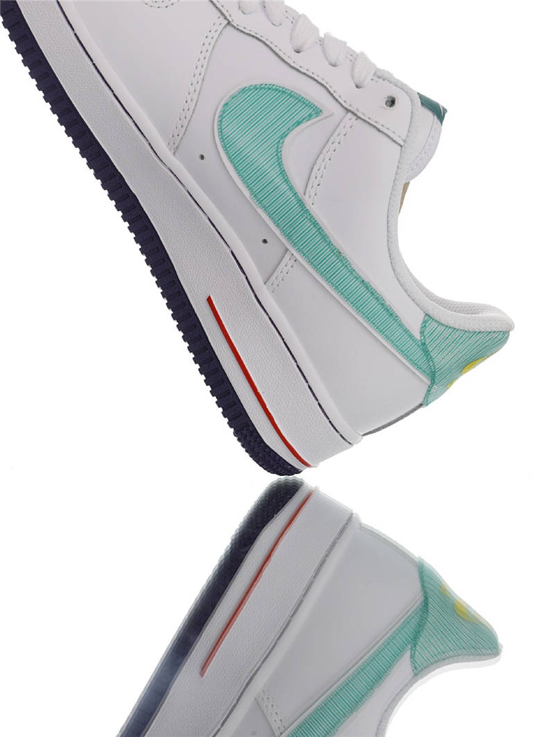 nike air force 1 - Blanco Menta Negro