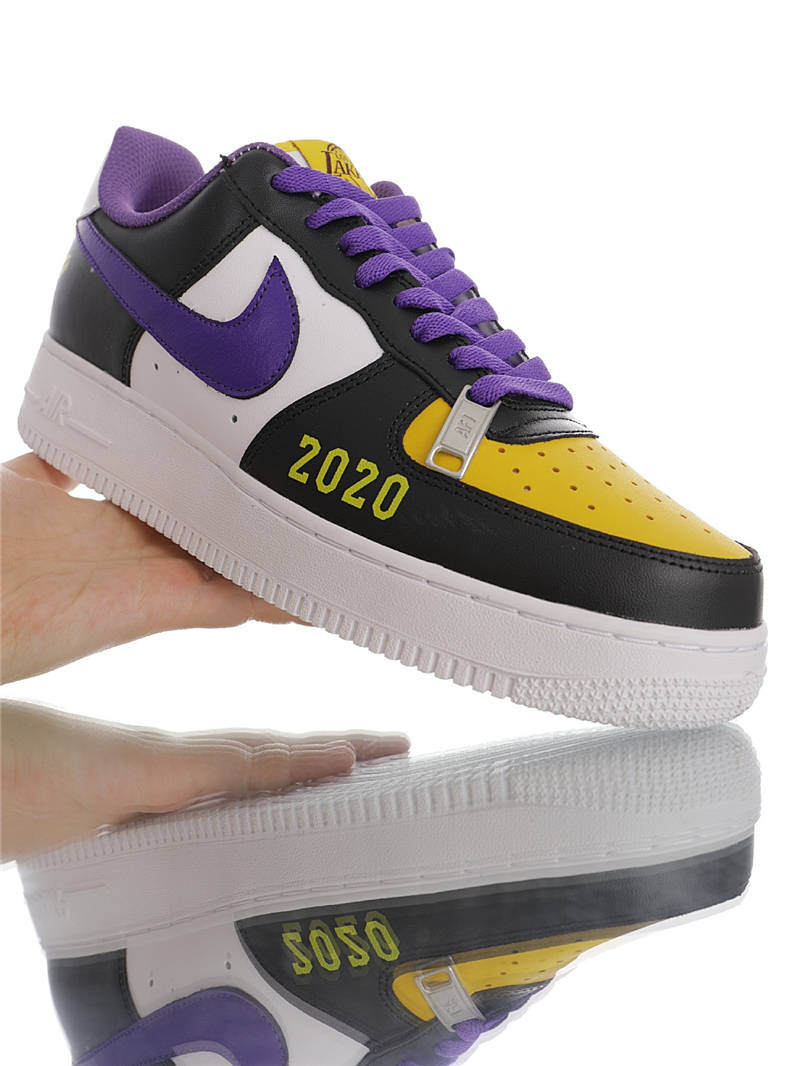 nike air force 1 - Verde Morado Blanco Negro