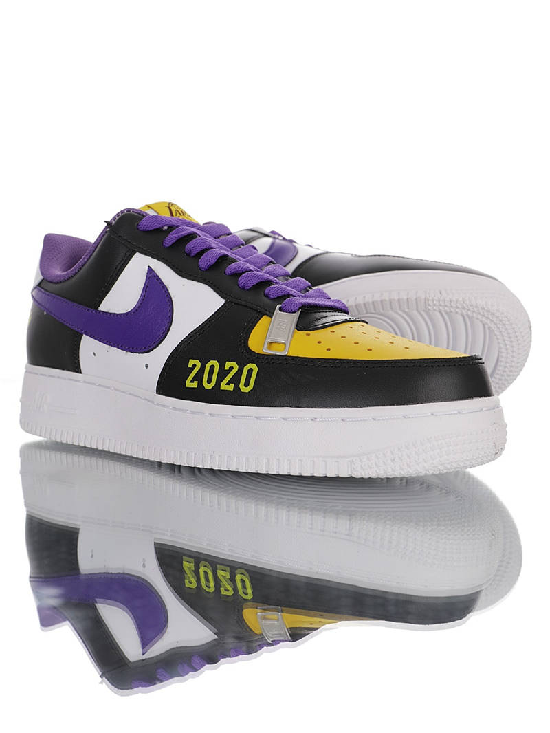 nike air force 1 - Verde Morado Blanco Negro
