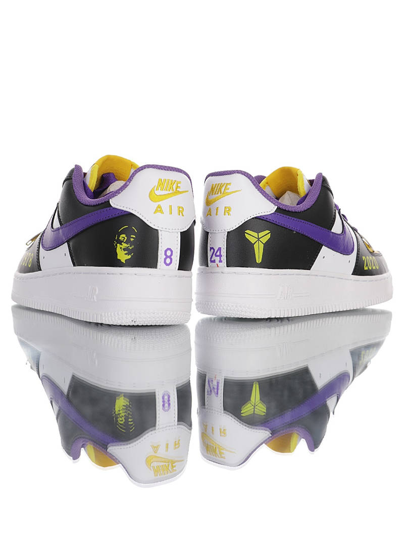 nike air force 1 - Verde Morado Blanco Negro