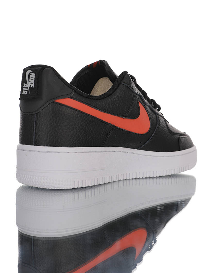 nike air force 1 - Negro Rojo Rosado