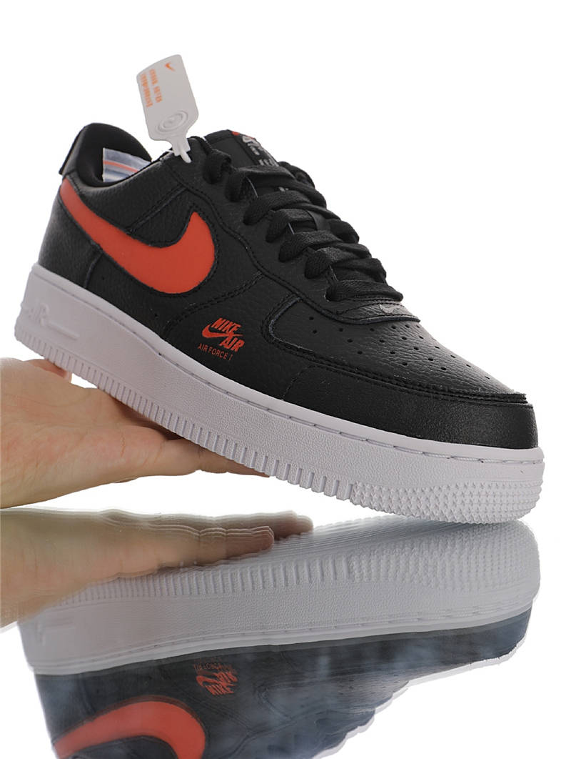 nike air force 1 - Negro Rojo Rosado