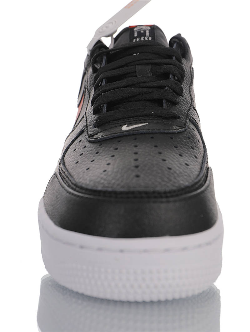 nike air force 1 - Negro Rojo Rosado