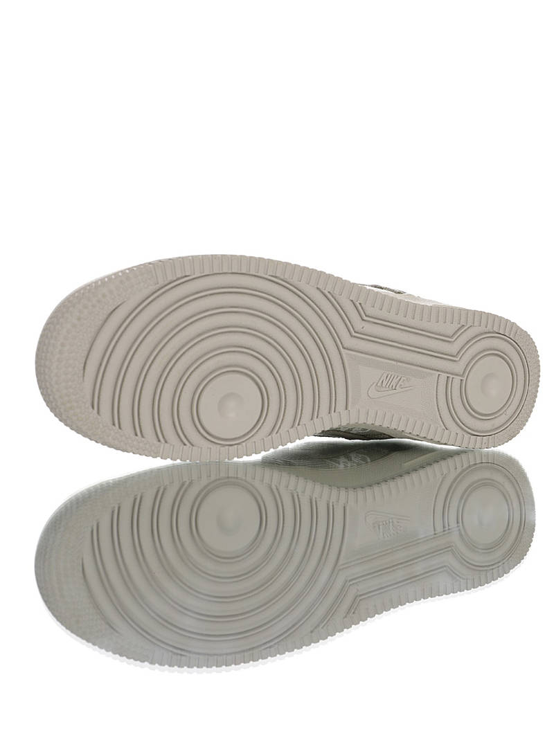 nike air force 1 - Gris Blanco Dorado