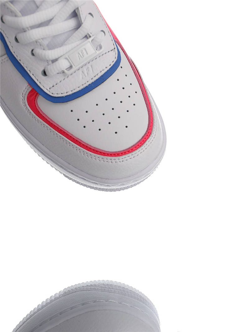 nike air force 1 - Blanco Rosado Azul