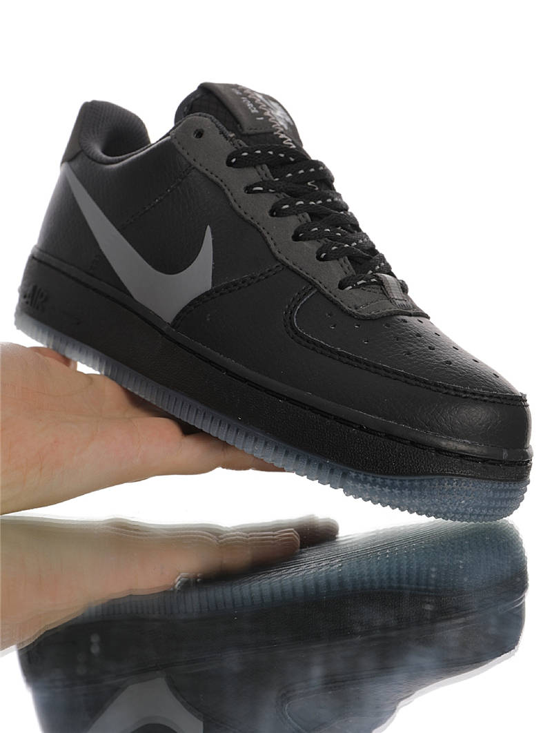 nike air force 1 - Negro Gris