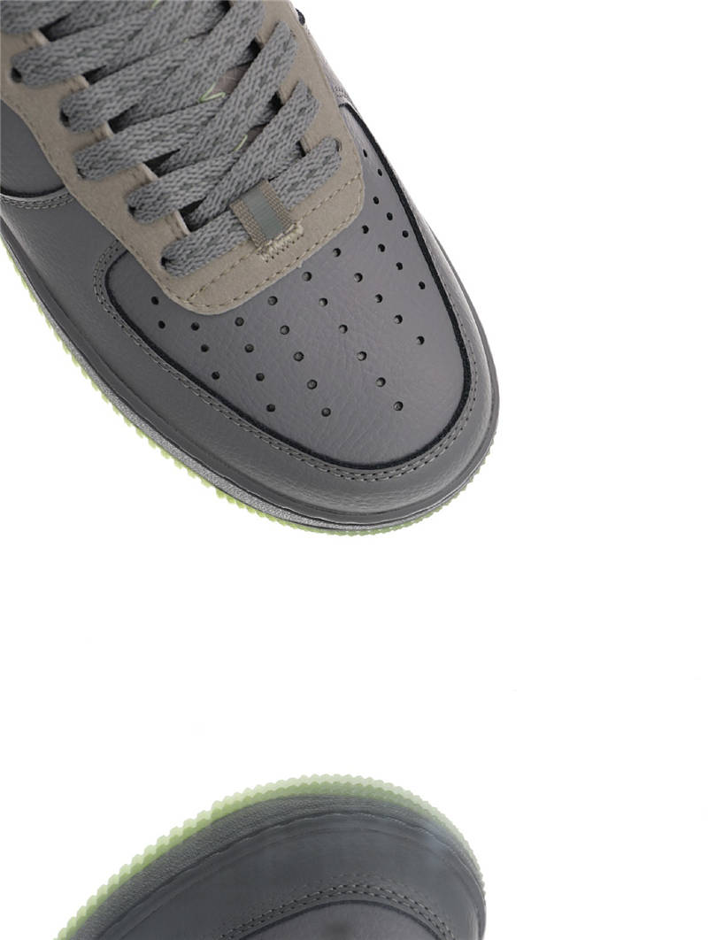nike air force 1 - Gris Verde