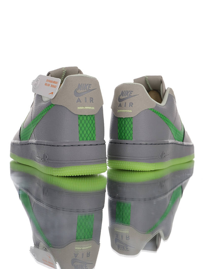 nike air force 1 - Gris Verde